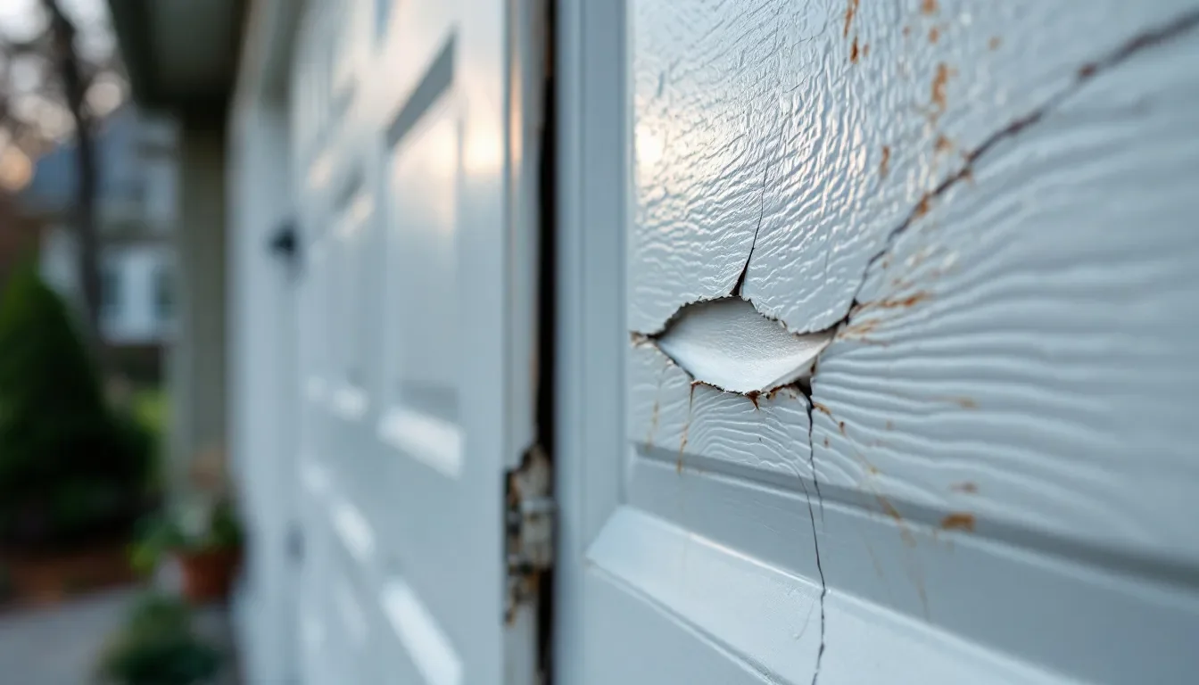 Single Garage Door Repair in St. Paul